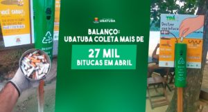 Balanço: Ubatuba coleta mais de 27 mil bitucas em abril