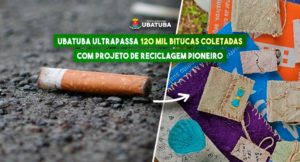 Ubatuba ultrapassa 120 mil bitucas coletadas com projeto de reciclagem