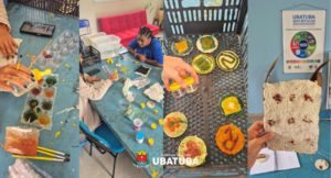 Workshop na Apae ensina modelagem com massa reciclada de bitucas