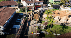 Prefeitura acompanha obras no novo sistema de esgoto da Maranduba