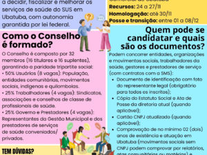 ELEIÇÃO PARA O NOVO BIÊNIO, SAIBA COMO SE TORNAR UM CONSELHEIRO